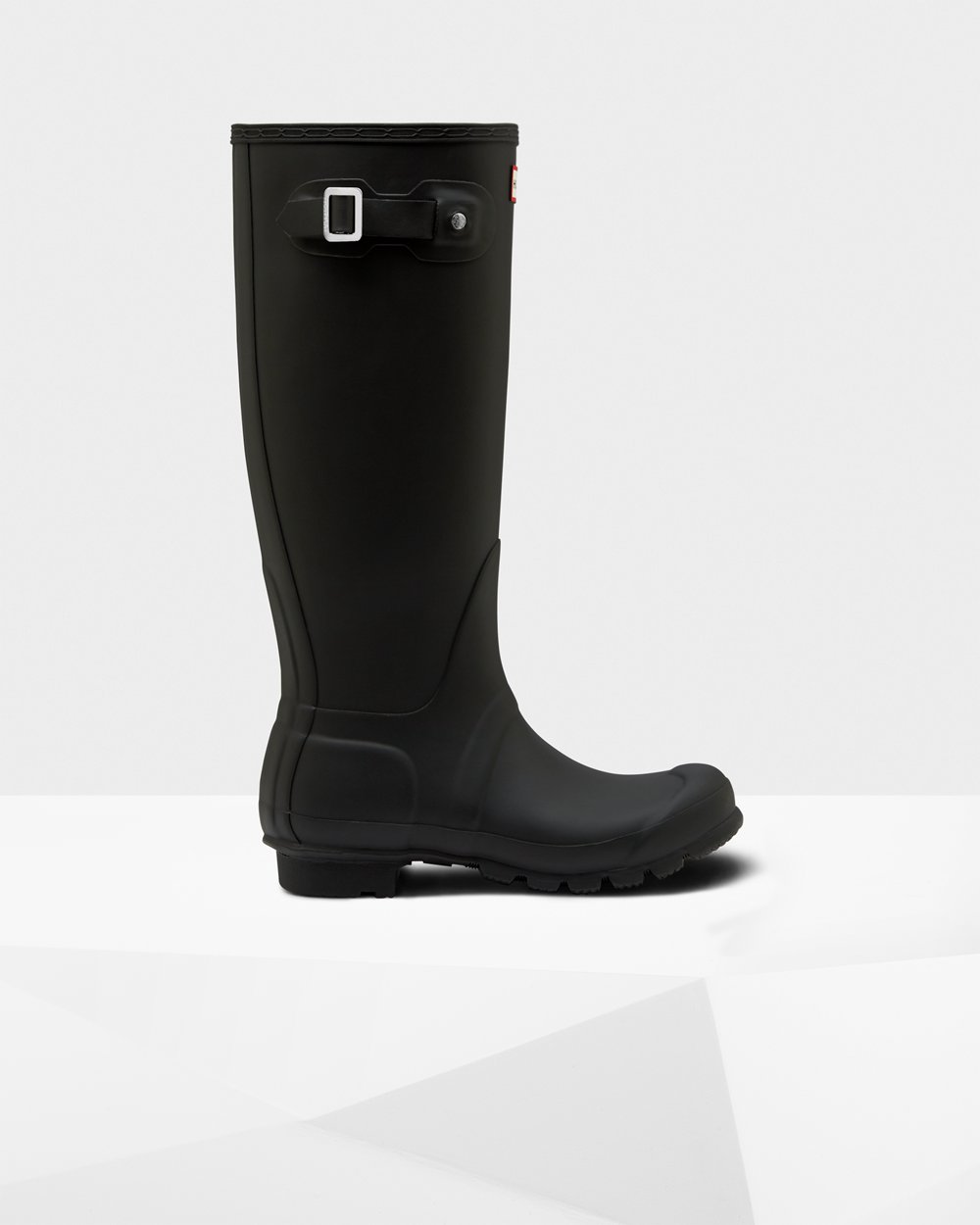 Womens Tall Rain Boots - Hunter Original (57GZEWUTD) - Black